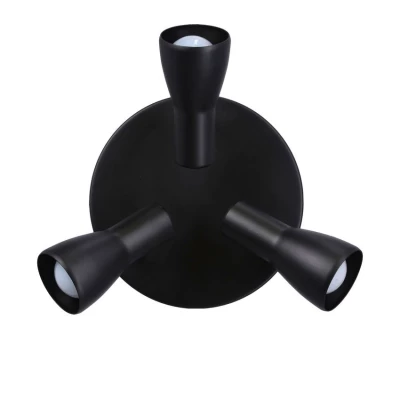 Bodové stropní svítidlo PICARDO - 3xE14, 40W, černé