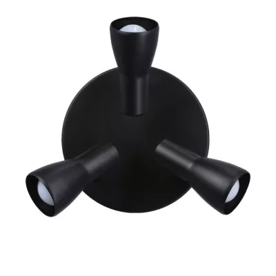 Bodové stropní svítidlo PICARDO - 3xE14, 40W, černé