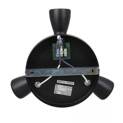 Bodové stropní svítidlo PICARDO - 3xE14, 40W, černé