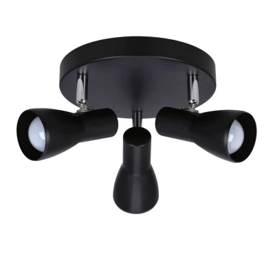 Bodové stropní svítidlo PICARDO - 3xE14, 40W, černé