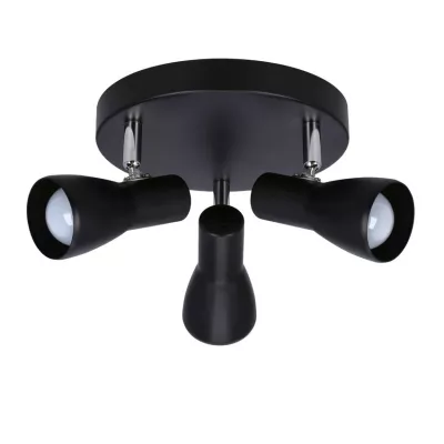 Bodové stropní svítidlo PICARDO - 3xE14, 40W, černé