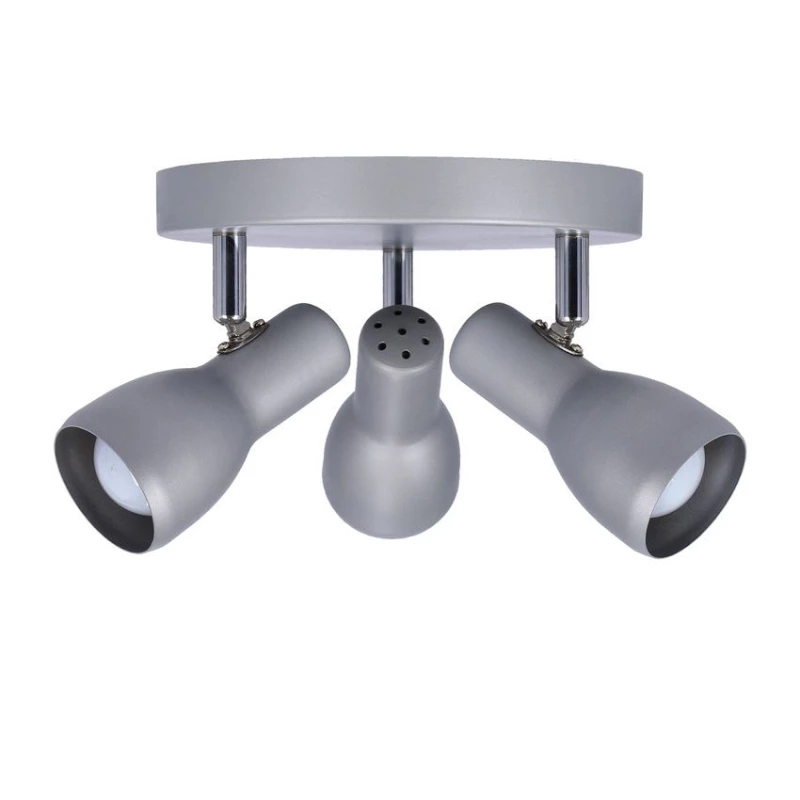 Bodové stropní svítidlo PICARDO - 3xE14, 40W, šedostříbrné