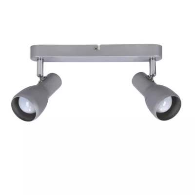 Bodové nástěnné / stropní svítidlo PICARDO - 2xE14, 40W, šedostříbrné
