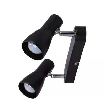 Bodové nástěnné / stropní svítidlo PICARDO - 2xE14, 40W, černé