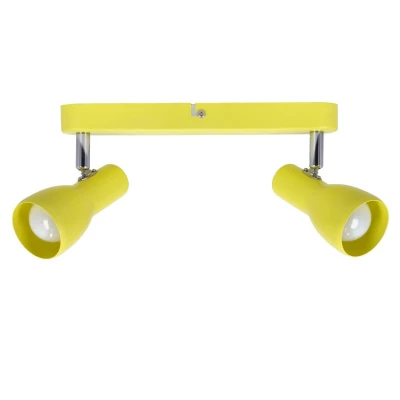 Bodové nástěnné / stropní svítidlo PICARDO - 2xE14, 40W, žluté