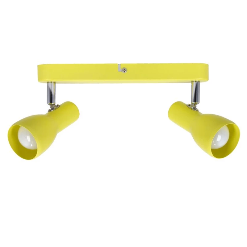 Bodové nástěnné / stropní svítidlo PICARDO - 2xE14, 40W, žluté