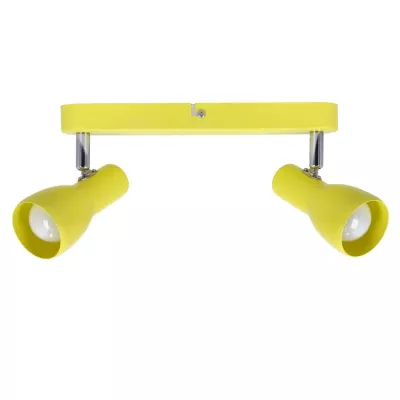Bodové nástěnné / stropní svítidlo PICARDO - 2xE14, 40W, žluté