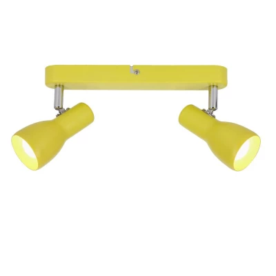 Bodové nástěnné / stropní svítidlo PICARDO - 2xE14, 40W, žluté