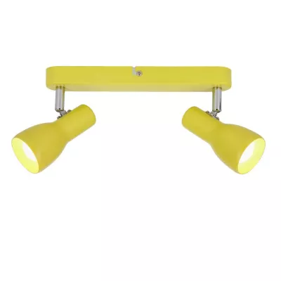 Bodové nástěnné / stropní svítidlo PICARDO - 2xE14, 40W, žluté
