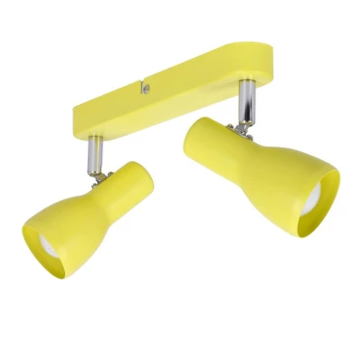 Bodové nástěnné / stropní svítidlo PICARDO - 2xE14, 40W, žluté