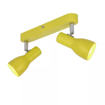 Bodové nástěnné / stropní svítidlo PICARDO - 2xE14, 40W, žluté