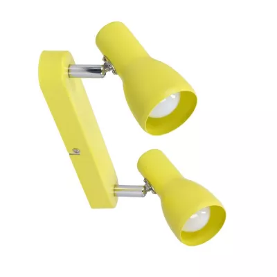 Bodové nástěnné / stropní svítidlo PICARDO - 2xE14, 40W, žluté