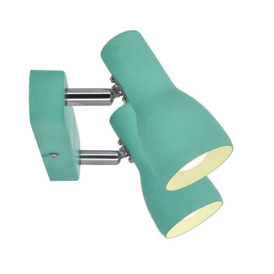 Bodové nástěnné / stropní svítidlo PICARDO - 2xE14, 40W, zelené