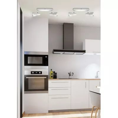 Bodové nástěnné / stropní svítidlo PICARDO - 2xE14, 40W, matné bílé