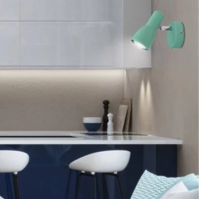 Bodové nástěnné svítidlo PICARDO - 1xE14, 40W, zelené