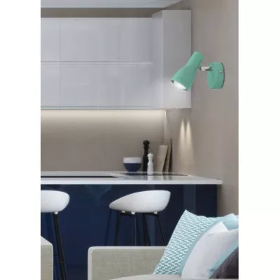 Bodové nástěnné svítidlo PICARDO - 1xE14, 40W, zelené