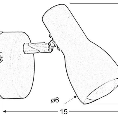 Bodové nástěnné svítidlo PICARDO - 1xE14, 40W, žluté