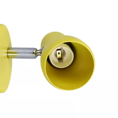 Bodové nástěnné svítidlo PICARDO - 1xE14, 40W, žluté