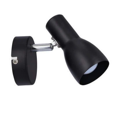 Bodové nástěnné svítidlo PICARDO - 1xE14, 40W, černé