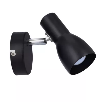 Bodové nástěnné svítidlo PICARDO - 1xE14, 40W, černé