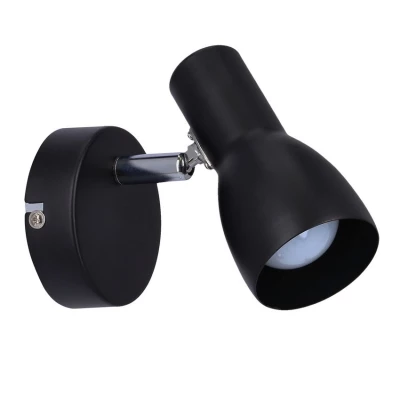 Bodové nástěnné svítidlo PICARDO - 1xE14, 40W, černé