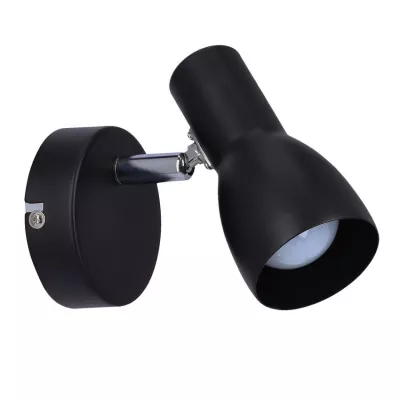 Bodové nástěnné svítidlo PICARDO - 1xE14, 40W, černé