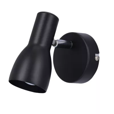 Bodové nástěnné svítidlo PICARDO - 1xE14, 40W, černé