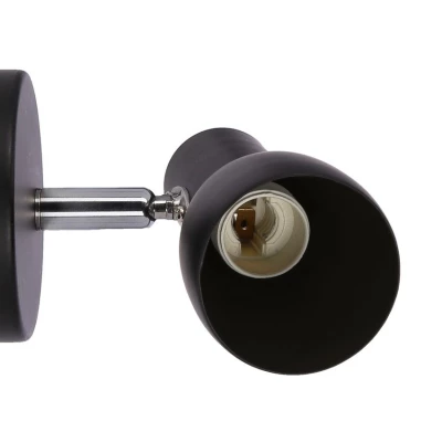 Bodové nástěnné svítidlo PICARDO - 1xE14, 40W, černé