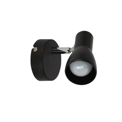 Bodové nástěnné svítidlo PICARDO - 1xE14, 40W, černé