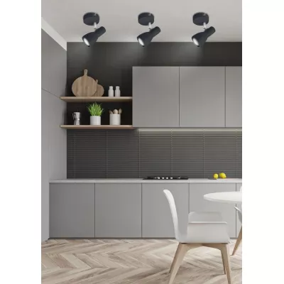 Bodové nástěnné svítidlo PICARDO - 1xE14, 40W, černé