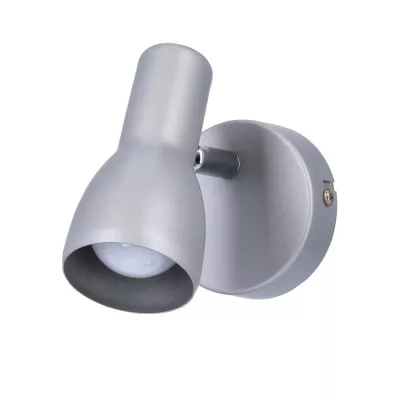 Bodové nástěnné svítidlo PICARDO - 1xE14, 40W, šedostříbrné