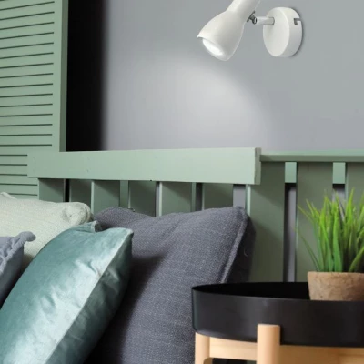 Bodové nástěnné svítidlo PICARDO - 1xE14, 40W, matné bílé