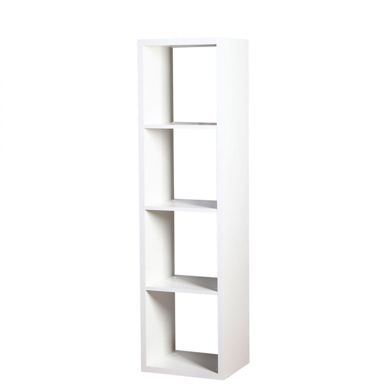 VÝPRODEJ - Policový regál DATGEN 2 - bílý