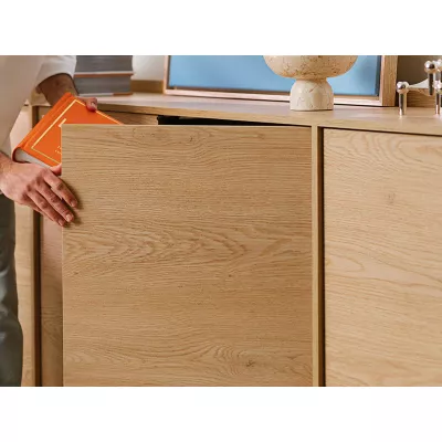 Obývací stěna DESMONES - dub cremona