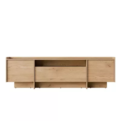 Široký televizní stolek DESMONES - dub cremona