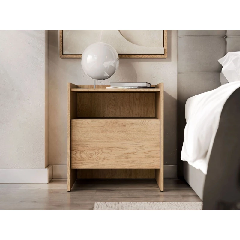 Noční stolek DESMONES - dub cremona