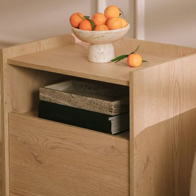 Noční stolek DESMONES - dub cremona