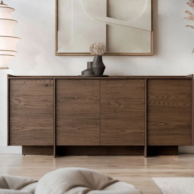 Široká komoda s dvířky DESMONES - baltic storm