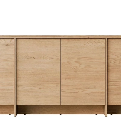 Široká komoda s dvířky DESMONES - dub cremona