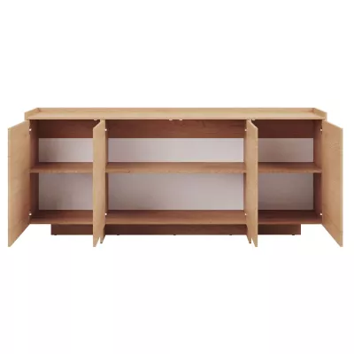 Široká komoda s dvířky DESMONES - dub cremona