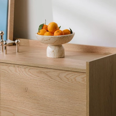 Široká komoda s dvířky DESMONES - baltic storm