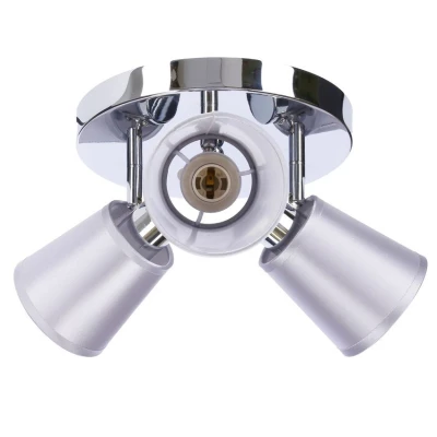 Moderní bodové stropní světlo PIN - 3xE14, 40W, chromované