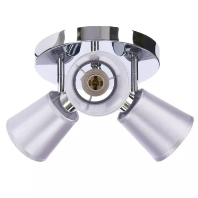 Moderní bodové stropní světlo PIN - 3xE14, 40W, chromované