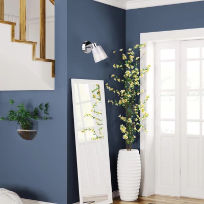 Moderní bodové nástěnné světlo PIN - 1xE14, 40W, chromované