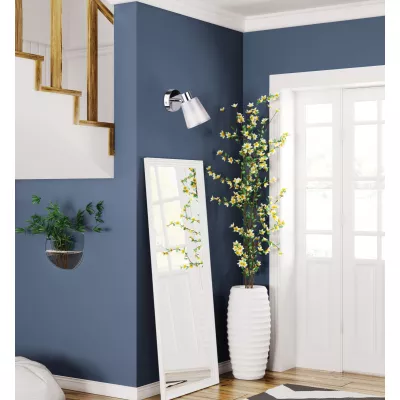 Moderní bodové nástěnné světlo PIN - 1xE14, 40W, chromované