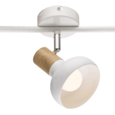 Skandinávské bodové stropní svítidlo PUERTO - 3xE14, 40W, hnědé / bílé