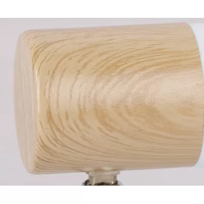 Skandinávské bodové nástěnné / stropní svítidlo PUERTO - 2xE14, 40W, hnědé / bílé