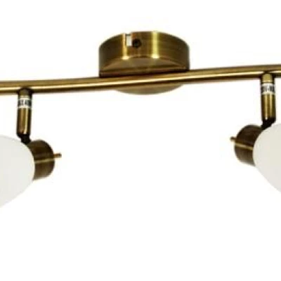 Stropní bodové svítidlo REGENT - 4xG9, 40W, patina / bílé