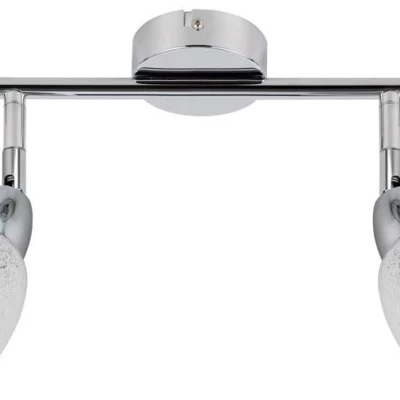 Nástěnné / stropní LED bodové světlo RICO - 2x6W, 3000K (teplá bílá), chromované