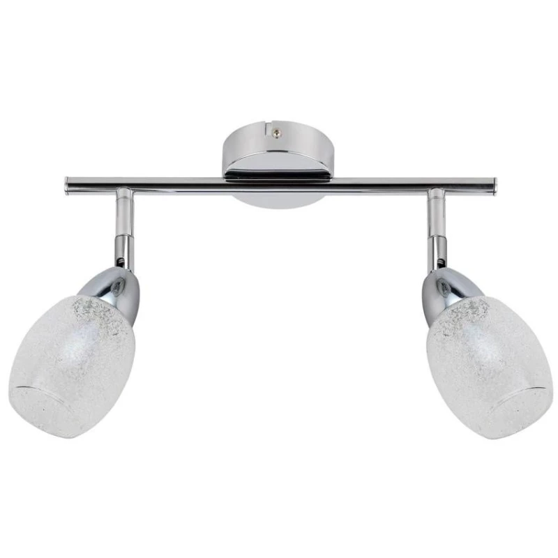 Nástěnné / stropní LED bodové světlo RICO - 2x6W, 3000K (teplá bílá), chromované